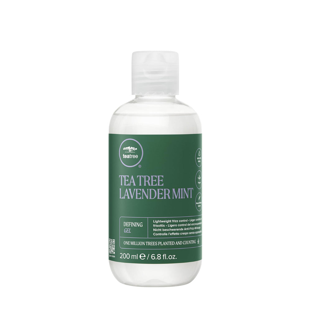 Tea Tree Gel Définissant montre définition-cheveux et contrôle des frisottis.