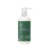 Tea Tree Lavande Menthe: bouteille montrant le soin hydratant idéal pour cheveux bouclés.
