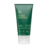 Flacon Tea Tree Lemon Sage Gel pour volume léger sur cheveux fins.