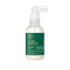 Tea Tree Lemon Sage Spray, bouteille: volume léger pour cheveux fins et facile à coiffer.
