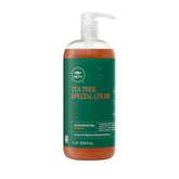 Shampoing Tea Tree Special Color – Bouteille prête à un lavage doux qui respecte la couleur.