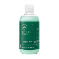 Tea Tree Special Shampoo – Bouteille-picotement pour une sensation rafraîchissante.