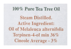 Tea Tree Therapy dropper bottle for precise topical dilution and aroma application.