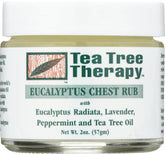 Tea Tree Therapy flacon eucalyptus australien 2oz, arôme frais pour aromathérapie.
