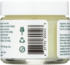 Étiquette Tea Tree Therapy lavande menthe poivrée, parfum relaxant.