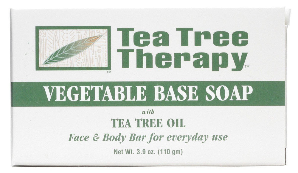 Savon Tea Tree Therapy à base végétale, apporte fraîcheur et propreté.