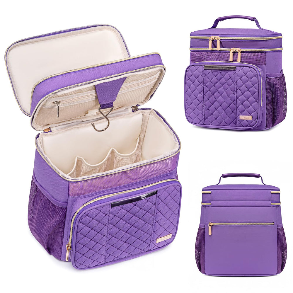 Tealari sac de toilette grand-format, rangement spacieux et pratique.