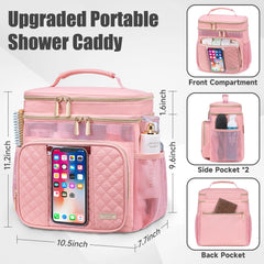 Tealari sac-toilette crochet métallique robuste, pratique pour suspendre dans la salle de bains.
