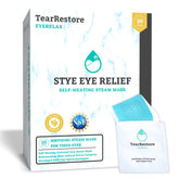 TearRestore EyeRelax masque yeux chauffant, hydrate les paupières et apaise les yeux secs.