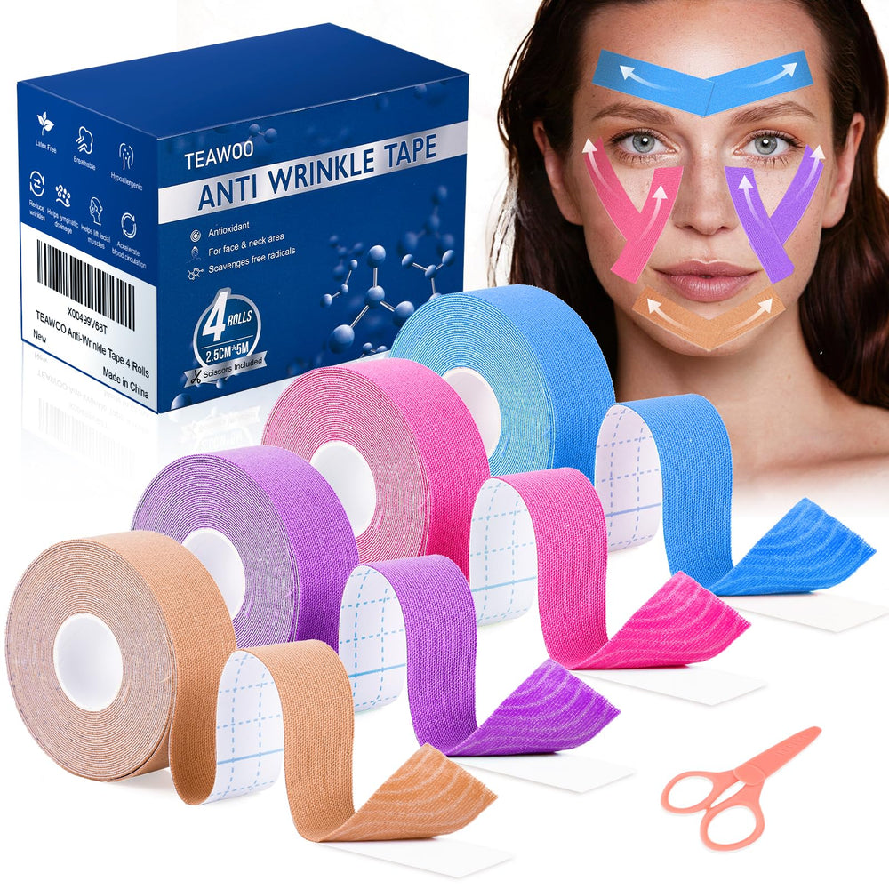 TEAWOO bande-visage emballage clair et pratique.