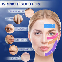 TEAWOO rouleau-bande-visage, application facile et rapide.