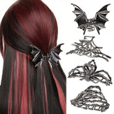 TEBIEKOY clips gothiques Toile d'Araignée : maintien fiable pour tous types de cheveux.