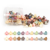 Pinces TEBIEKOY mini fleurs: accessoire coloré pour sublimer vos coiffures.