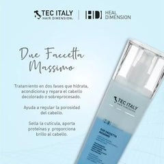 Cheveux brillants et protégés 24 heures grâce à Tec Italy Due Faccetta.