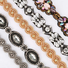 Bandeaux Teenitor élastiques avec strass pour cheveux faciles à porter.