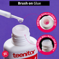 Teenitor Colle Ongles Adhésifs Séche Rapide, adhérence efficace.
