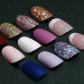 teenitor ensemble d'ongles presse-matte, kit complet pret a poser rapidement.
