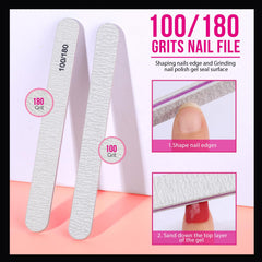 Lime à ongles grains 100/180 : prépare et lisse les bords