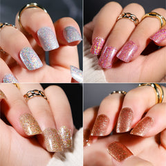 Ongles Teenitor brillants et glitter pour différents looks.