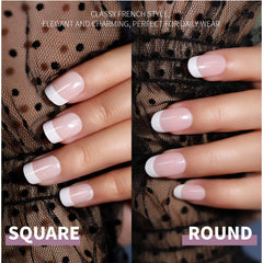 teenitor ongles-design-francais pour un style classique au quotidien.