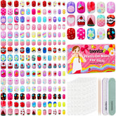 Teenitor: ensemble d’ongles pour enfants, collection 360 pièces pour varier les tenues.