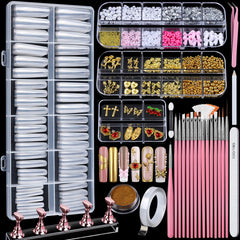 Ongles Teenitor carrés XXL prêts pour extensions.