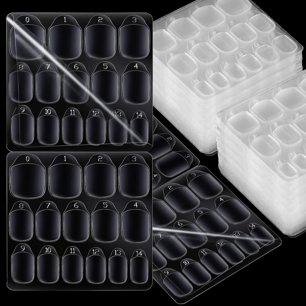 Teenitor tampons adhesifs ongles 1500pcs : pose rapide sans degats