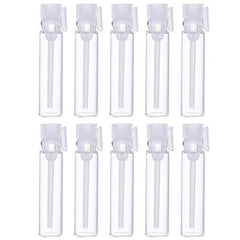 Teensery bouteille échantillon en verre 1ml avec capuchon clair, idéale pour voyage.