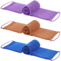 Tegeme pack triple d'éponges exfoliantes africaines pour un nettoyage en profondeur