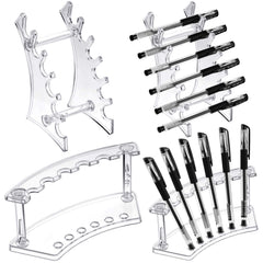 Porte-stylo Teling en acrylique avec 6 niveaux, présentation claire.