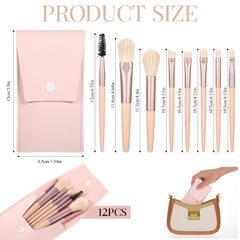 Telooco pinceaux maquillage nylon douceur poils souples pour une application confortable