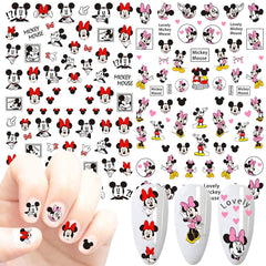 Temote decal cartoon ongles 3D, pratique et polyvalent pour salons et maison.