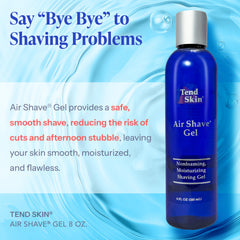 Tend Skin Air Rasage Gel : formule non mousse protégeant la peau durant le rasage.