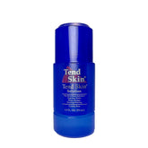Roll-On Tend Skin: flacon près du plan de bain, peau plus lisse après rasage.