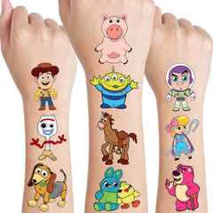 Tatouage éphémère Teoy inspiré des Jouets – design 2, pratique à appliquer pendant les activités.