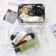 Tergy trousse cosmétiques transparente, organisation efficace lors des voyages.