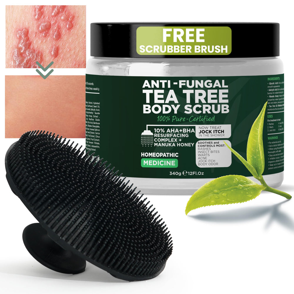 Terramed Just Think Comfort: bouteille gel exfoliant à l’huile d’arbre à thé pour une peau rafraîchie