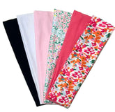 TERSE bandeau imprimé floral, accessoire tendance anti dérapant pour sport et quotidien.