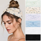 Bandeau TERSE avec nœud devant pour un look quotidien élégant.