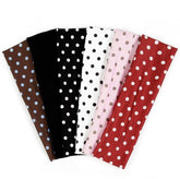 Bandeaux TERSE pois blanc et noir, ensemble, motif rétro pratique pour tout look.
