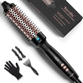 Terviiix brosse thermique ronde 1,25 pouce tourmaline pour du volume et des boucles souples.