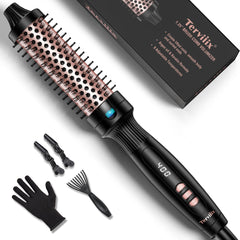 Terviiix brosse thermique ronde 1,25 pouce tourmaline pour du volume et des boucles souples.