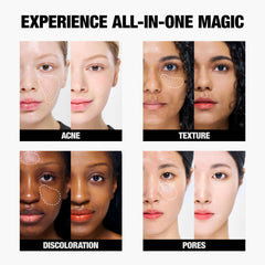 Échantillons TFIT: swatches montrant pigmentation et harmonie des teintes.