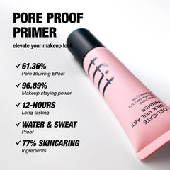 TFIT Delicate Silk Veil Primer minimise les pores pour un teint lisse.