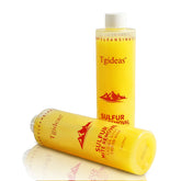 Tgideas Soufre: bouteille élégante pour nettoyage en profondeur et peau équilibrée.