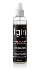 TGIN Rose Water Curl Refresher en bouteille, revitalise les boucles et facilite le démêlage