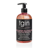 Shampooing tgin eau de rose dans bouteille — hydrate durablement les cheveux texturés.