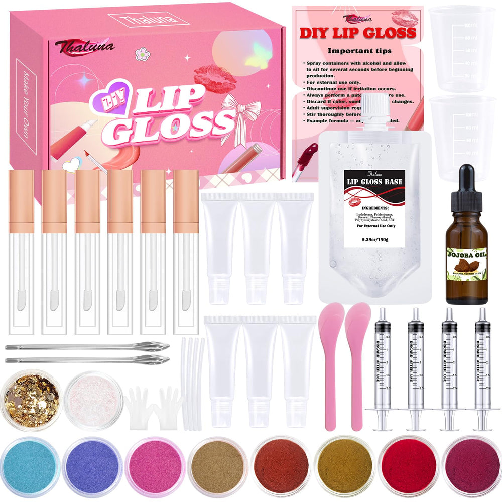 Thaluna kit gloss à lèvres base: base nourrissante pour des gloss personnalisés.