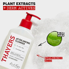 Emballage THAYERS sans parfum, symbole de douceur et de respect cutané.