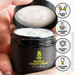 The Beard Club Biotin Beard Cream – soulage les démangeaisons et procure du confort